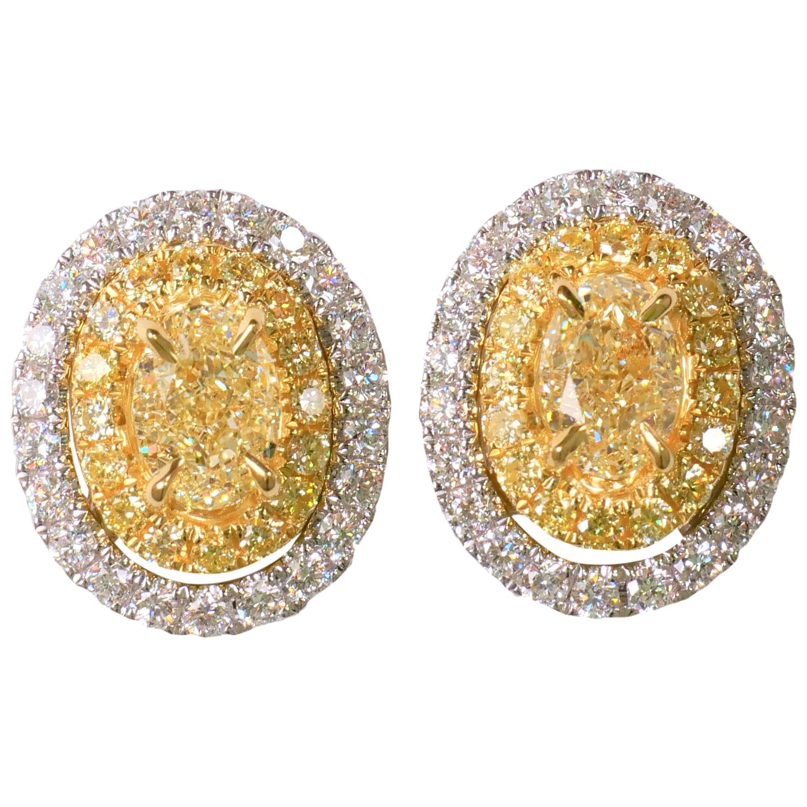Diamond Earring Jackets Yellow Gold - 35 For Sale on 1stDibs 