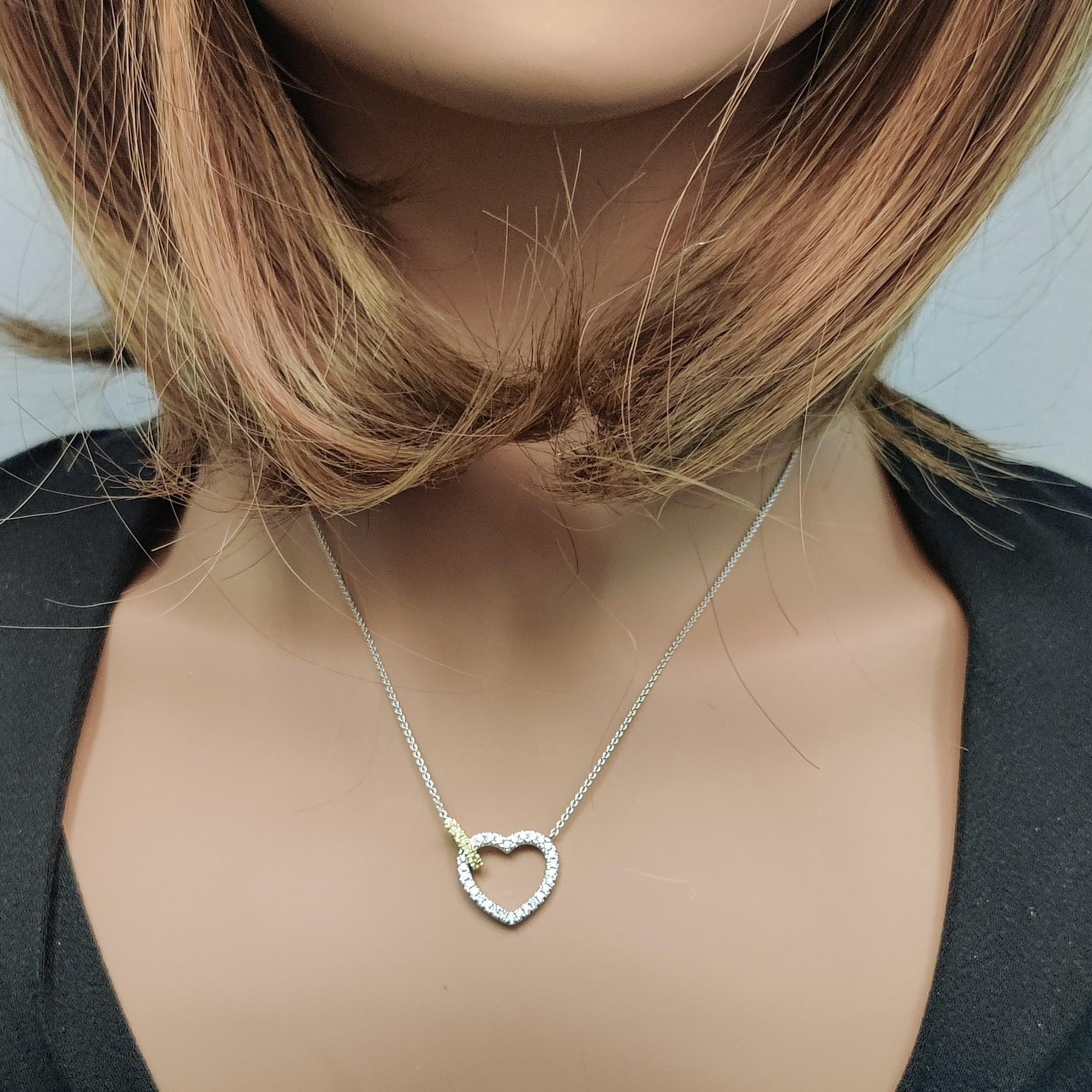 Collana in oro giallo naturale con diamanti bianchi e tondi da 41 carati TW In condizioni Nuovo in vendita a New York, NY