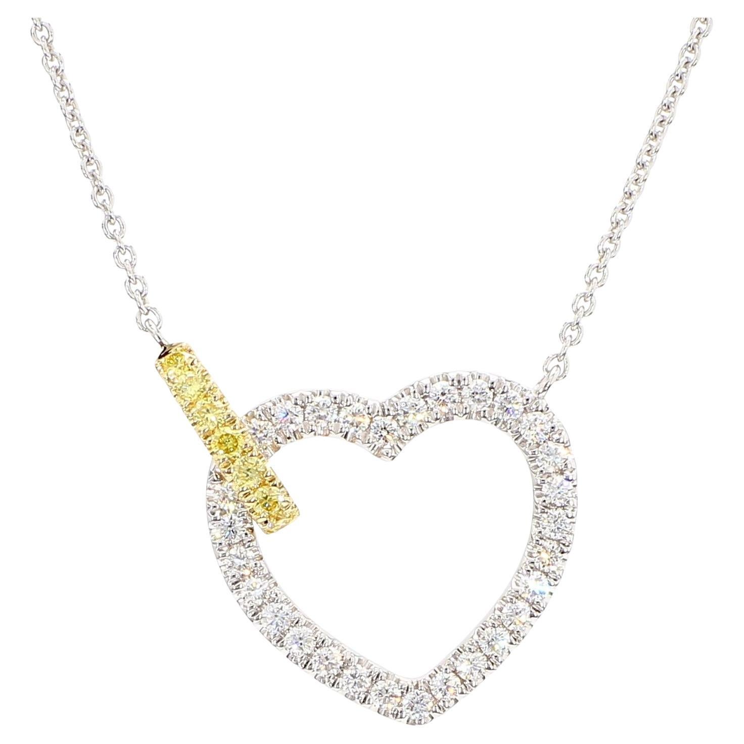Collana in oro giallo naturale con diamanti bianchi e tondi da 41 carati TW