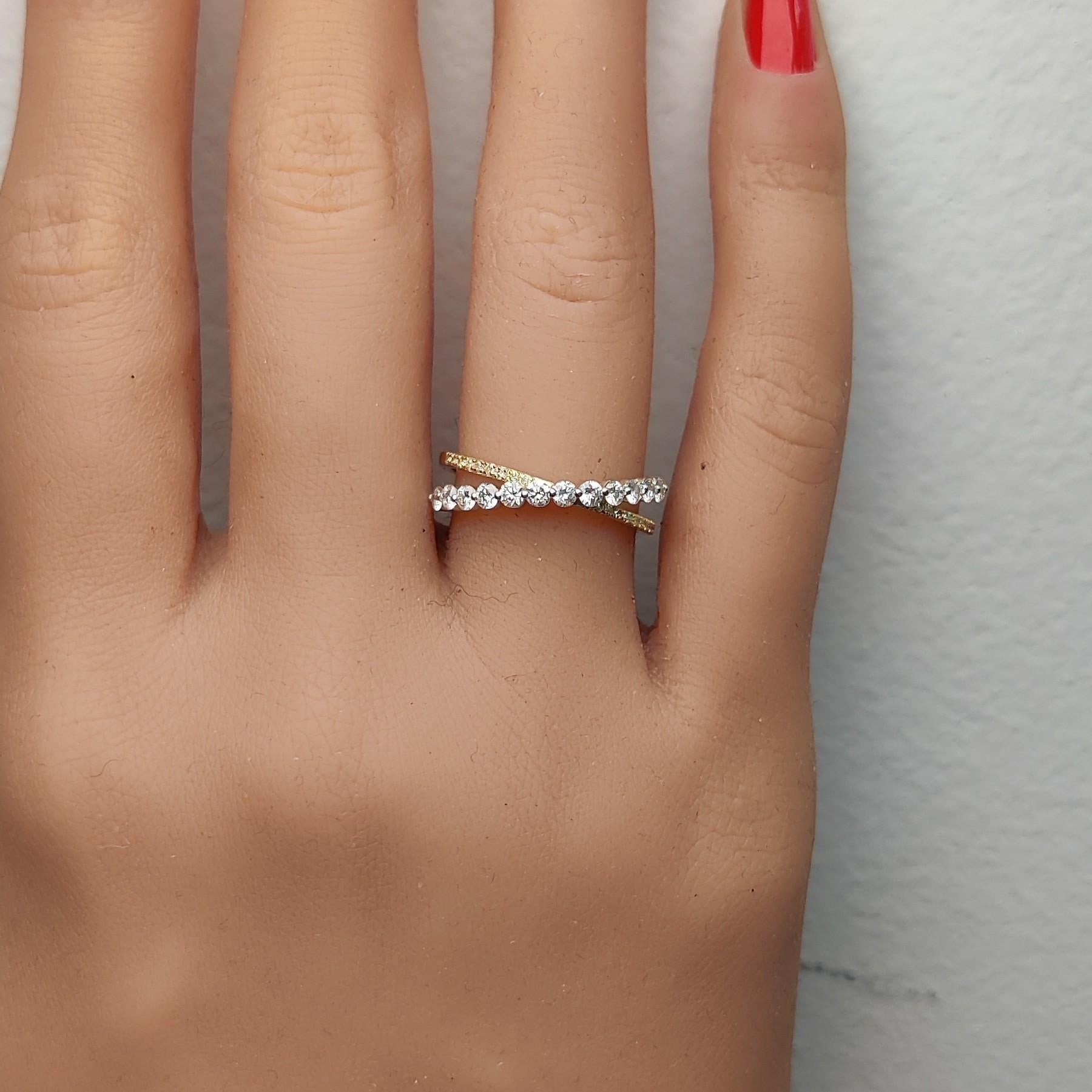 Bracelet cocktail en or jaune naturel avec diamants ronds et blancs de 53 carat TW Neuf - En vente à New York, NY