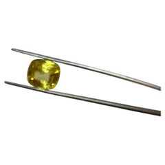 Zaffiro giallo naturale 10,05cts
