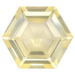 Natürlicher Gelber Saphir Edelstein 5.76 Karat mit GIA Bericht / JupiterGem