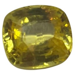 Natural yellow sapphire unheated certified  10.06cts carats