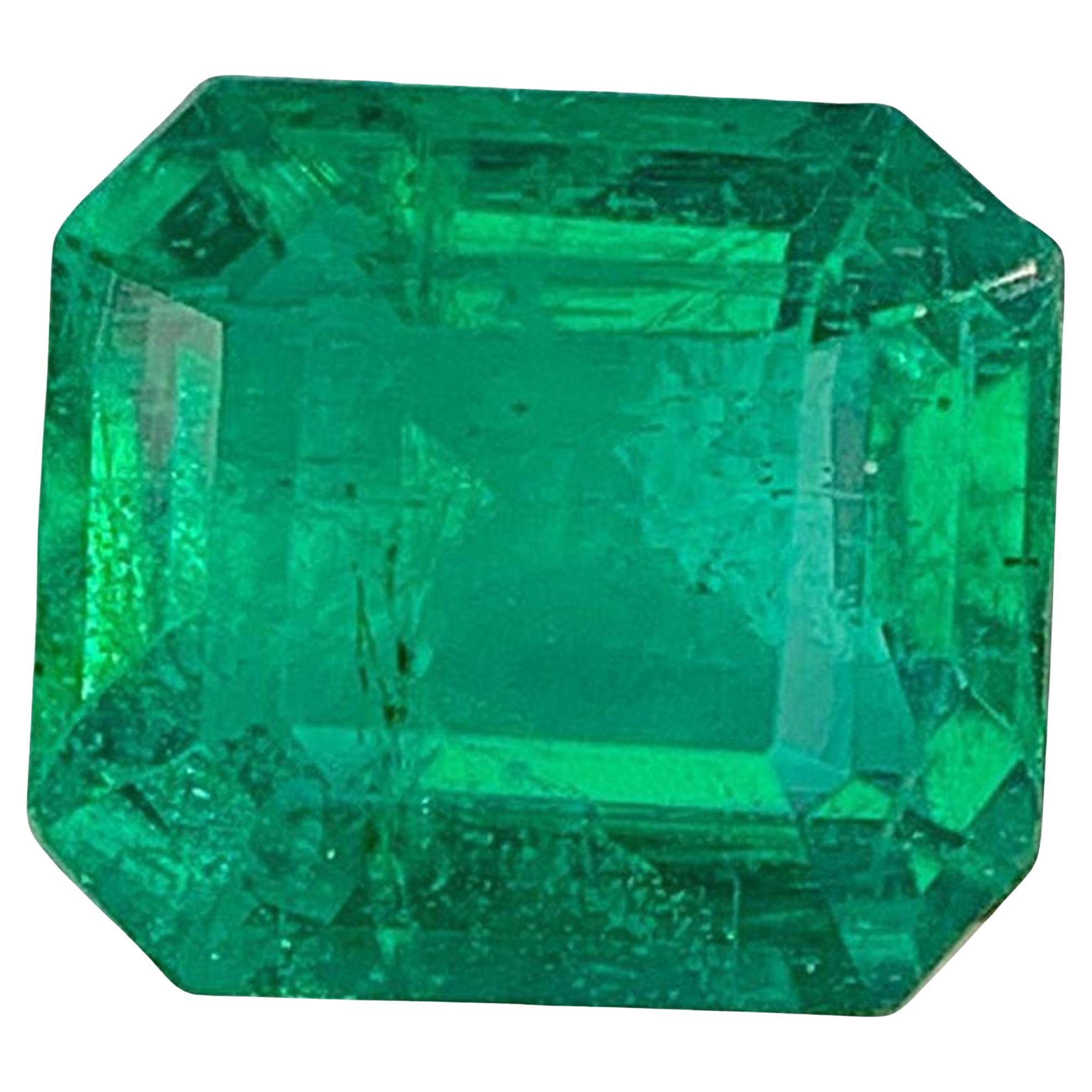 Natural Zambian Emerald Loose Gemstone, 2.09 Carat