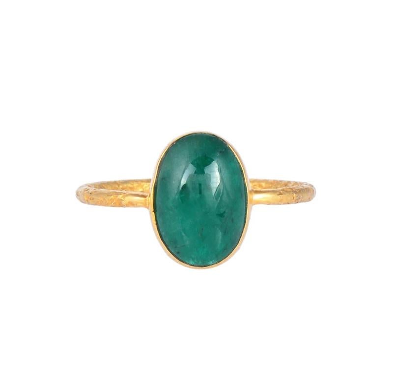 Questo anello è realizzato in oro giallo 18 carati con una gemma di smeraldo incastonata. L'anello è fatto a mano con amore per farti innamorare. 

Specifiche

Dimensioni: Lunghezza: 1,1 cm, Larghezza: 0,8 cm
Peso lordo: 1.990 grammi
Peso dell'oro: