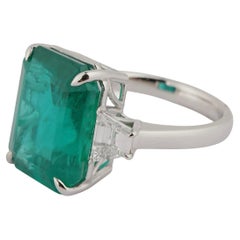 Natural Zambian high quality diamond ring in 18k gold