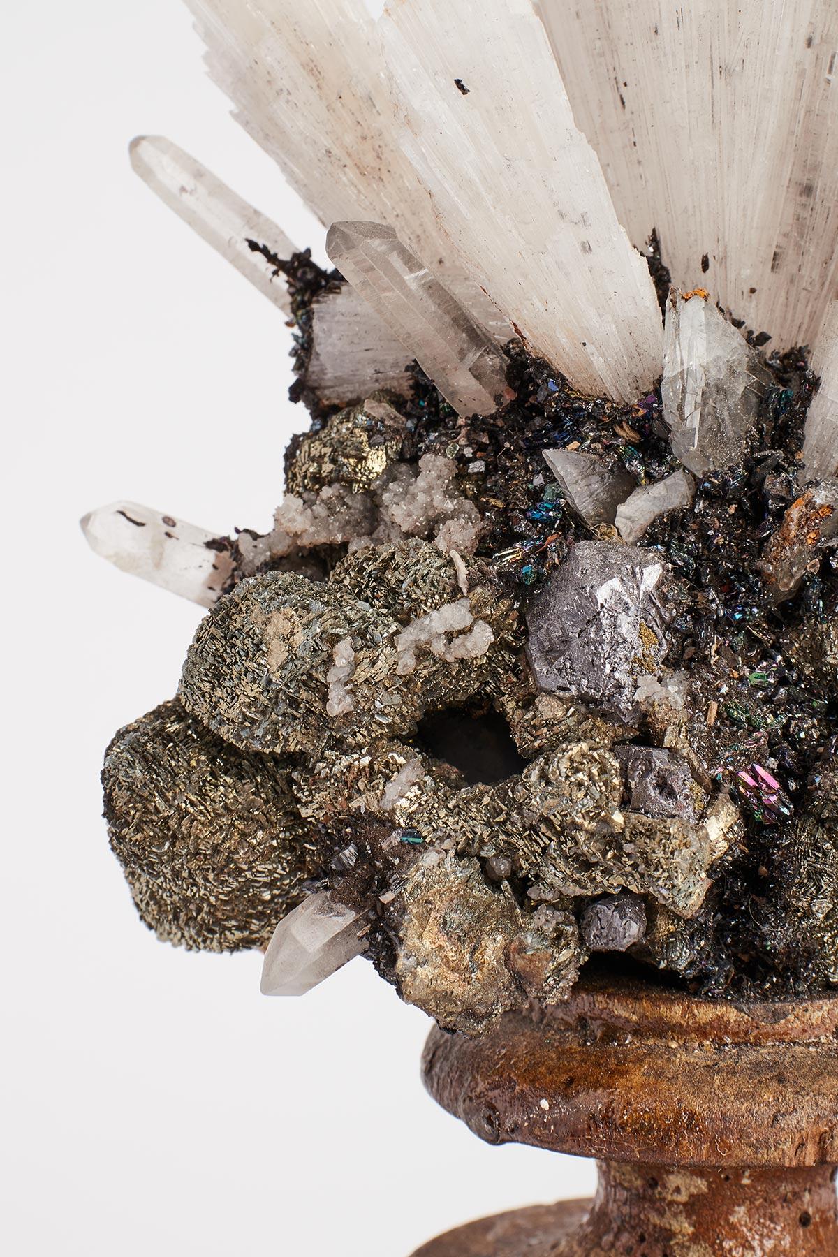 Late 19th Century Naturalia Mineral Specimen, Italy, circa 1870 Splendid Wunderkammer Rarity