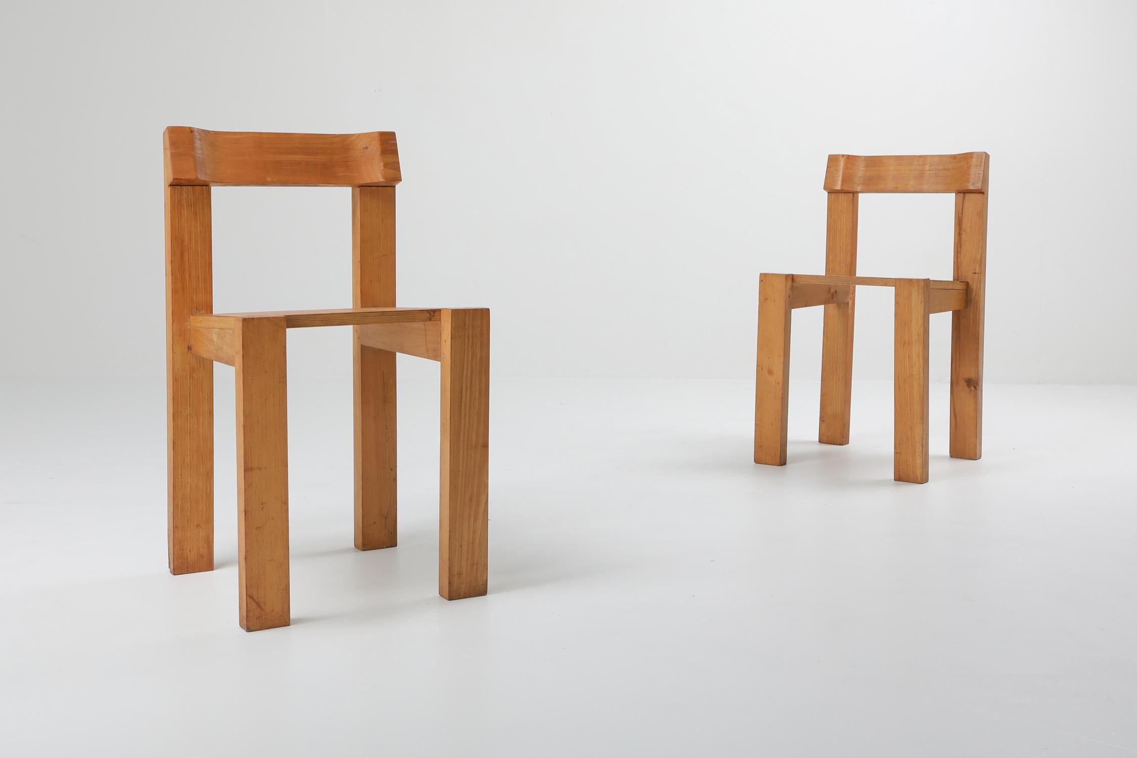 European Naturalist Modern Prototype Chairs
