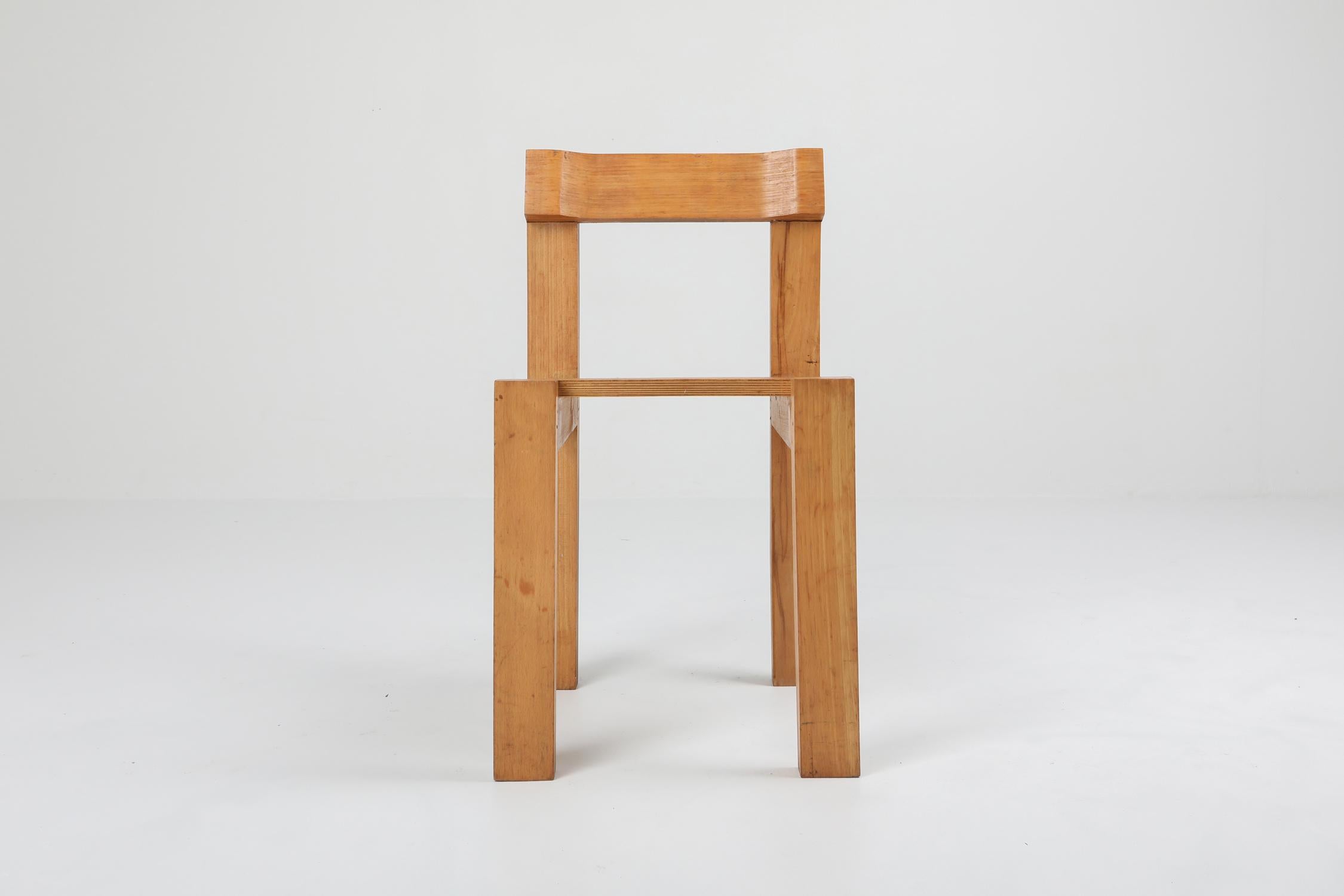 20th Century Naturalist Modern Prototype Chairs