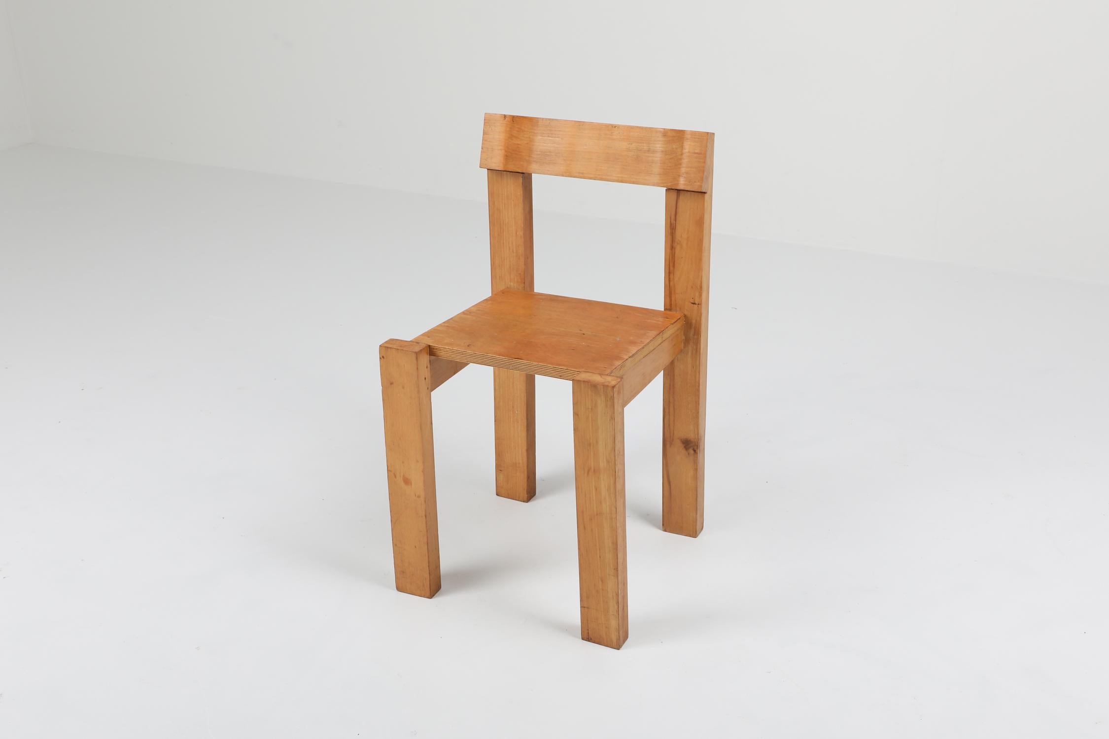 Wood Naturalist Modern Prototype Chairs
