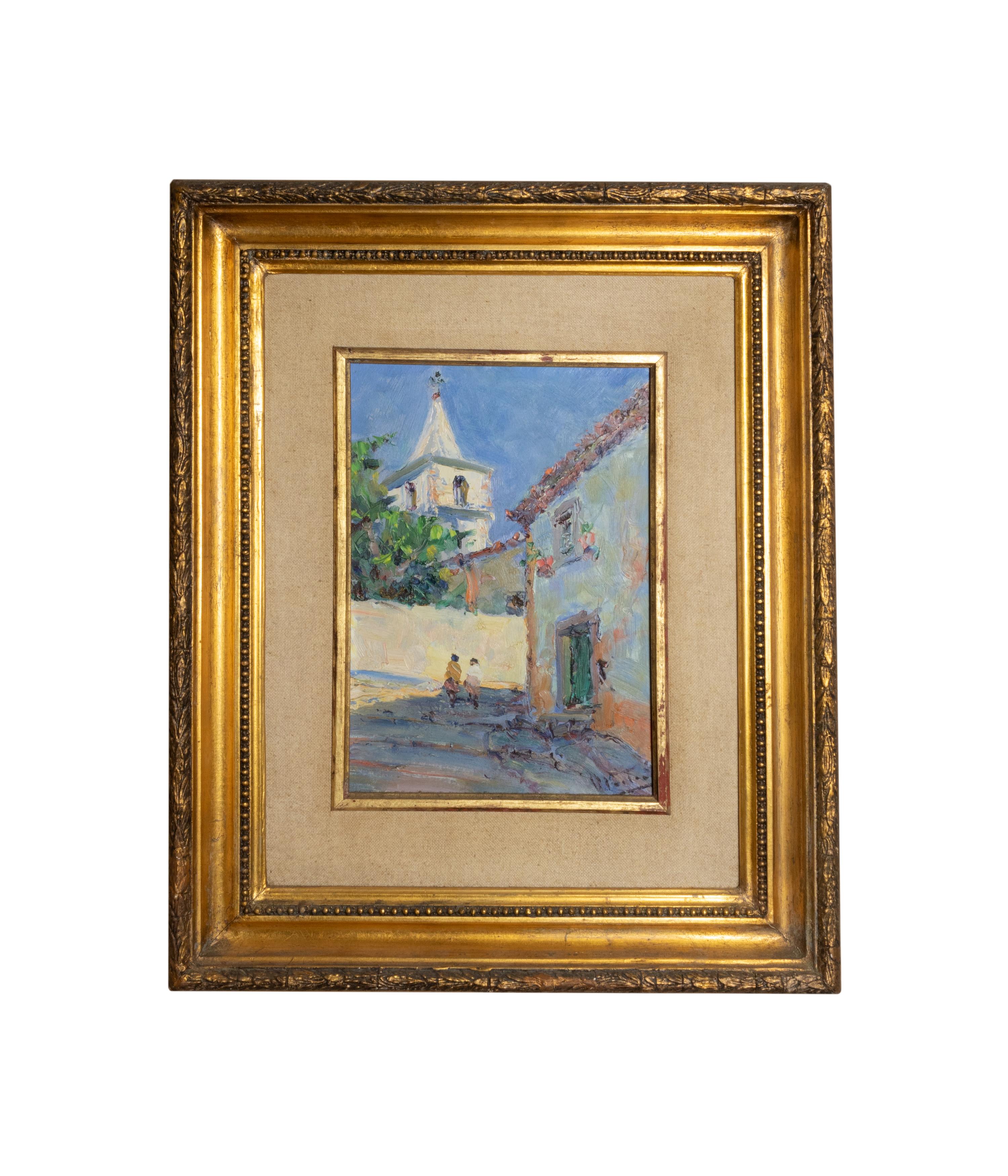 Naturalistisches Gemälde von Jaime Murteira, Portugiesische Schule, 20. Jahrhundert im Angebot 2