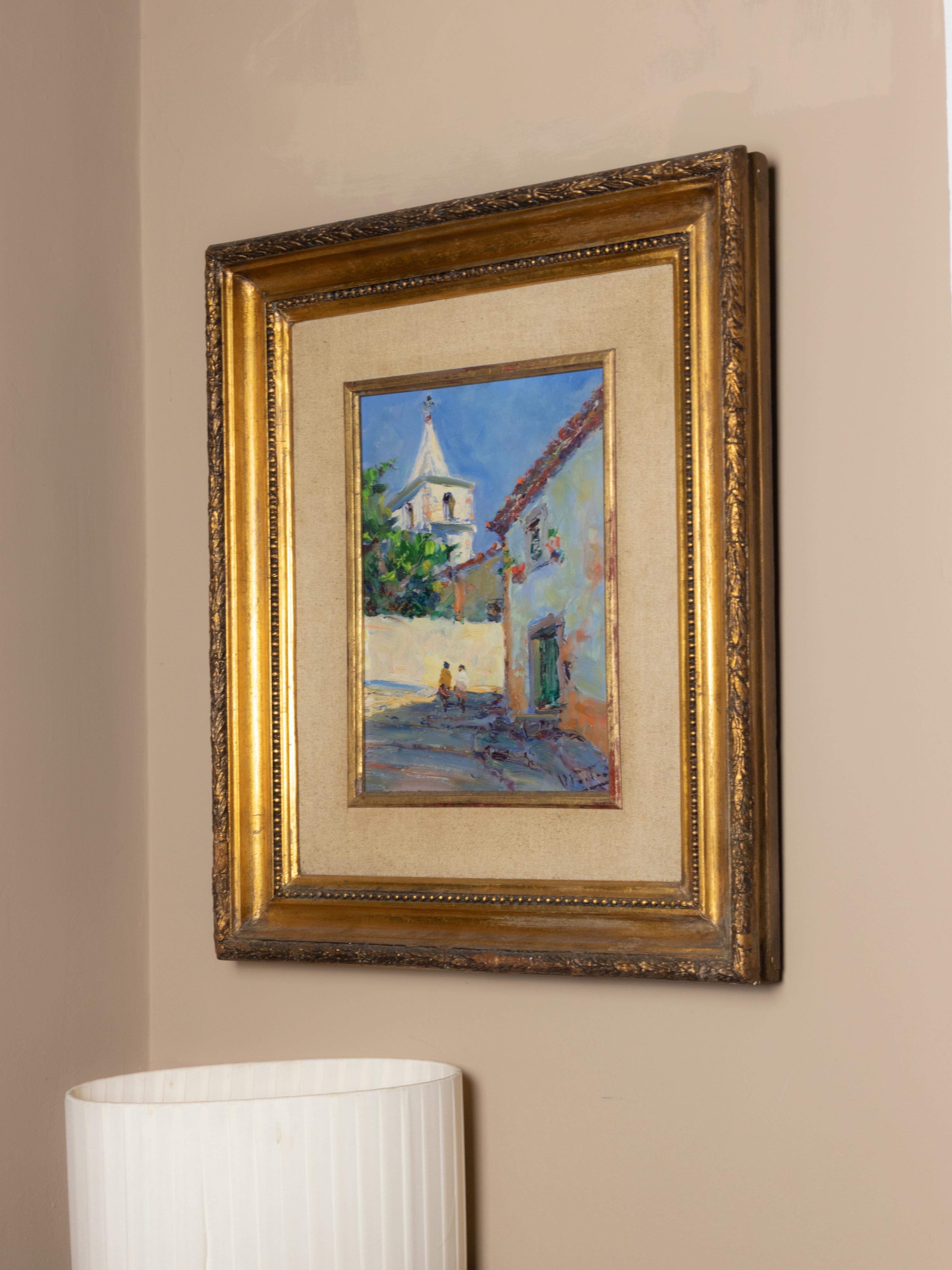 Naturalistisches Gemälde von Jaime Murteira, Portugiesische Schule, 20. Jahrhundert im Angebot 3