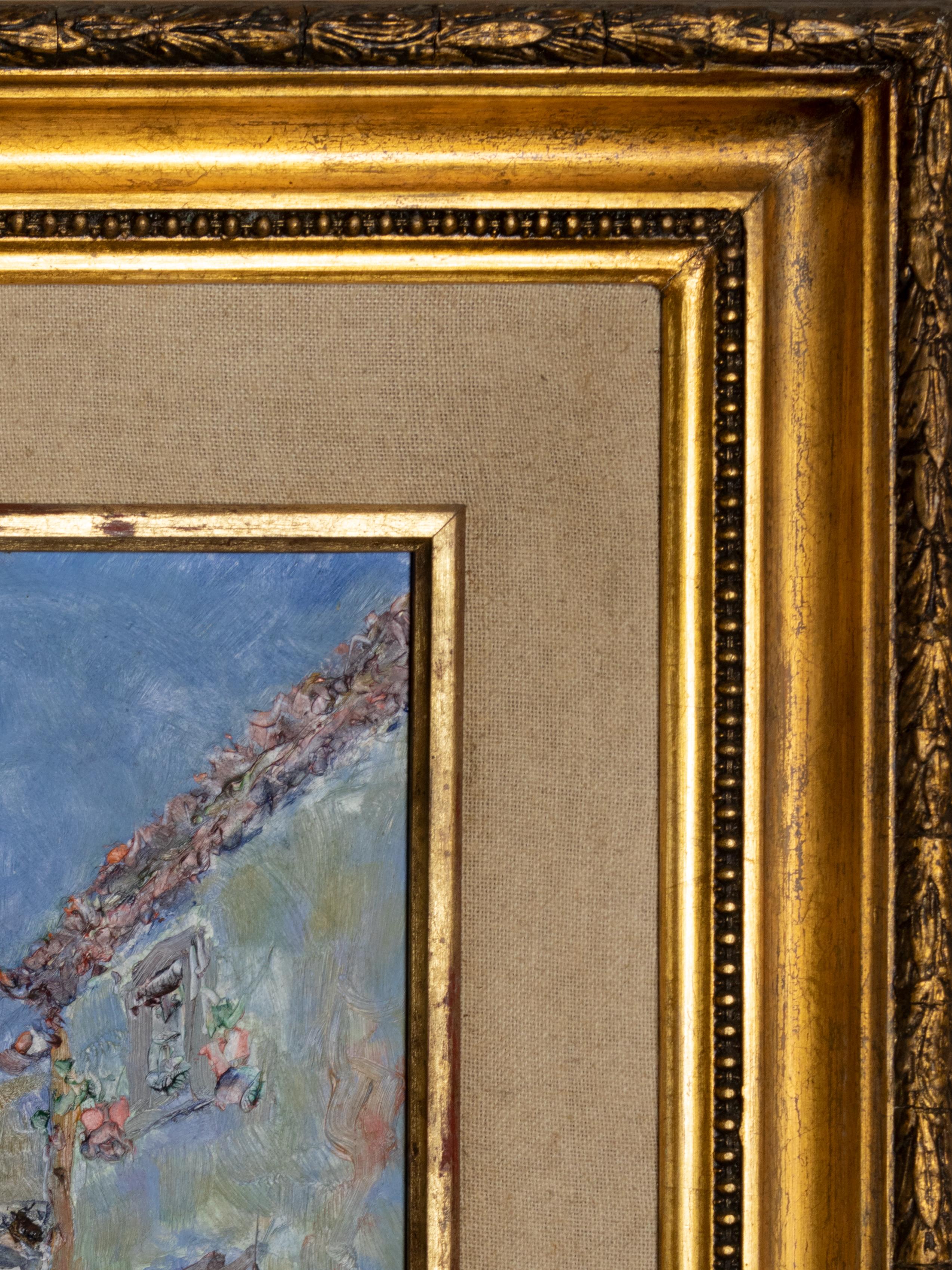 Naturalistisches Gemälde von Jaime Murteira, Portugiesische Schule, 20. Jahrhundert im Angebot 4