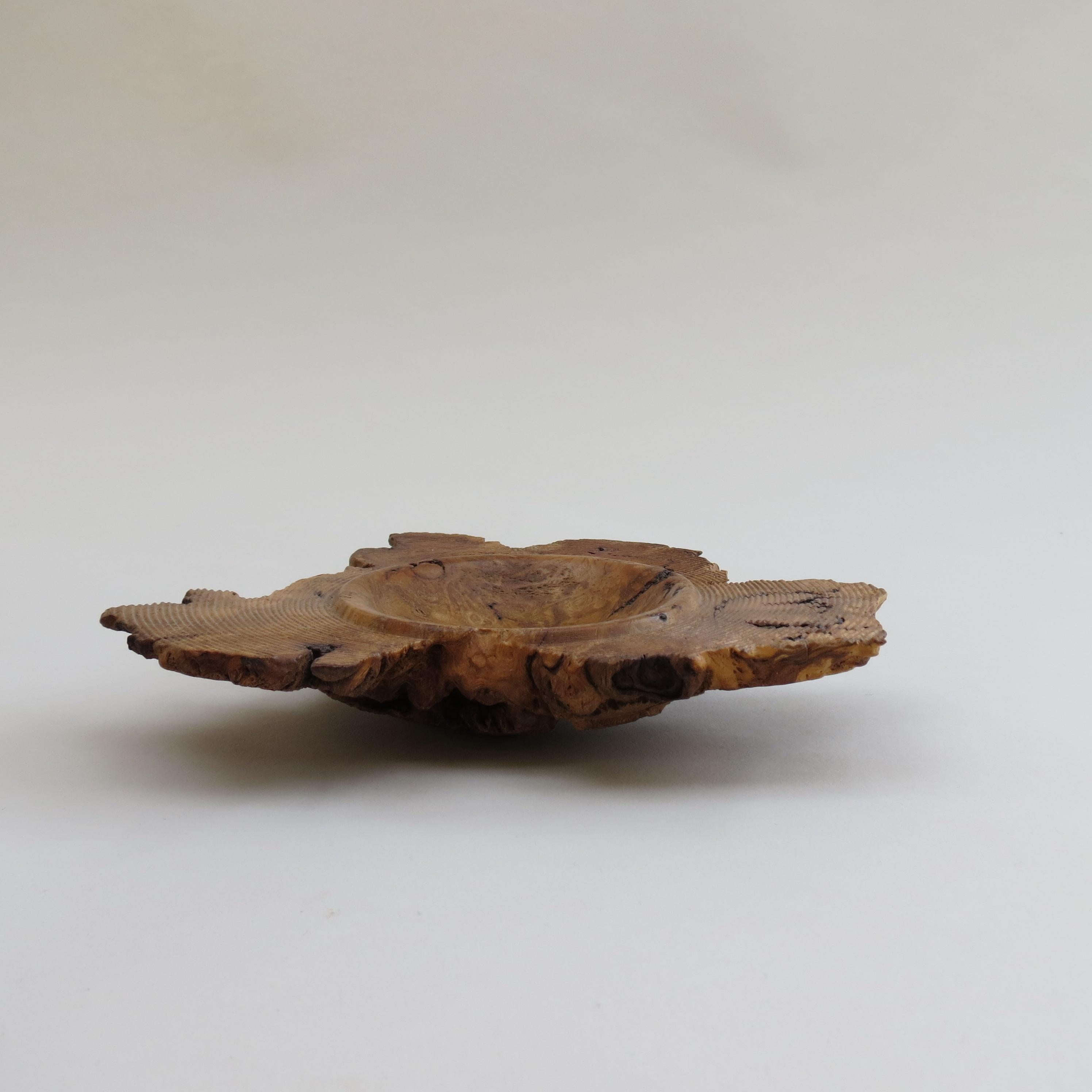 Naturalistic Burr Elm Hand Turned Bowl by Mike Scott 'Chai' 4