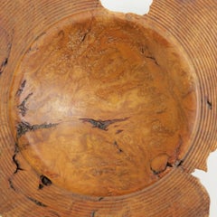 Naturalistic Burr Elm Hand Turned Bowl by Mike Scott 'Chai'