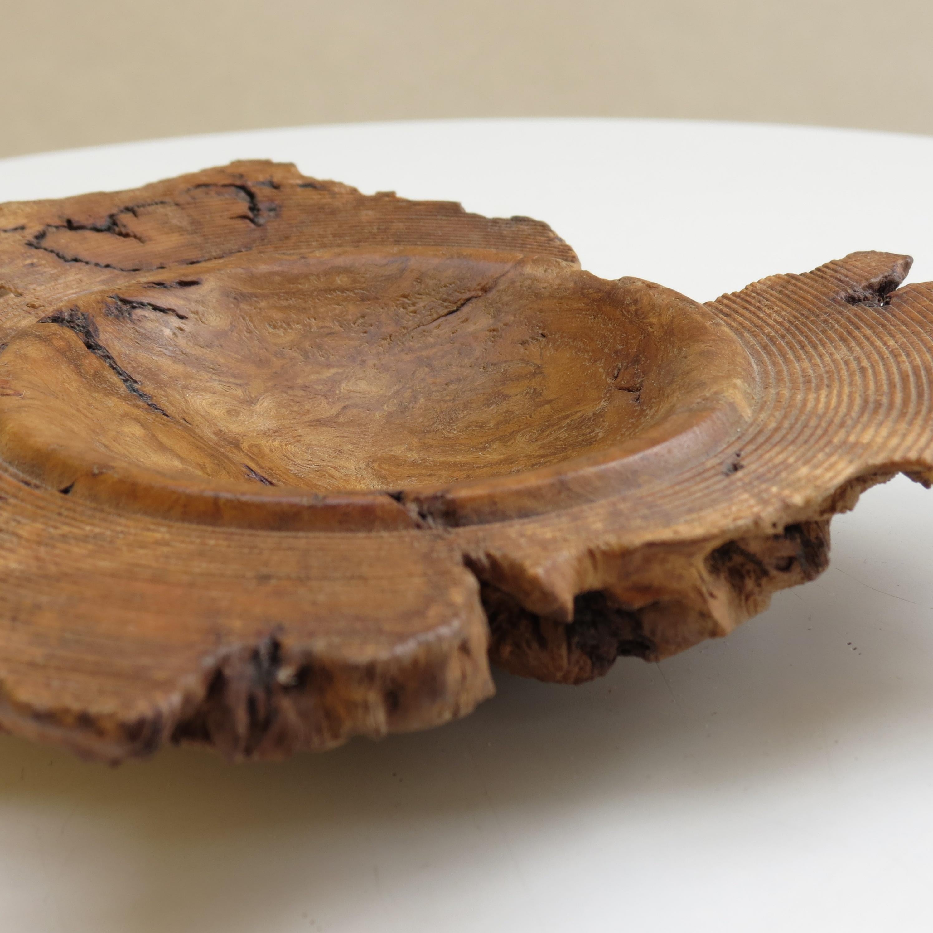 Naturalistic Burr Elm Hand Turned Bowl by Mike Scott 'Chai' 2