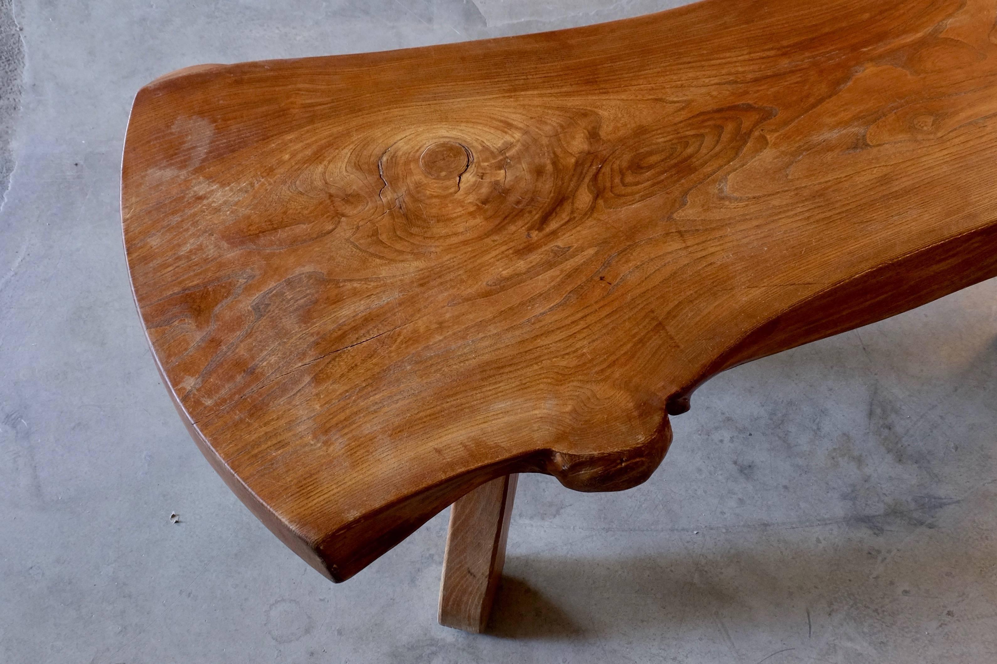 Mid-20th Century Naturalistic Coffee Table by C. A. Beijbom, 1967 For Sale