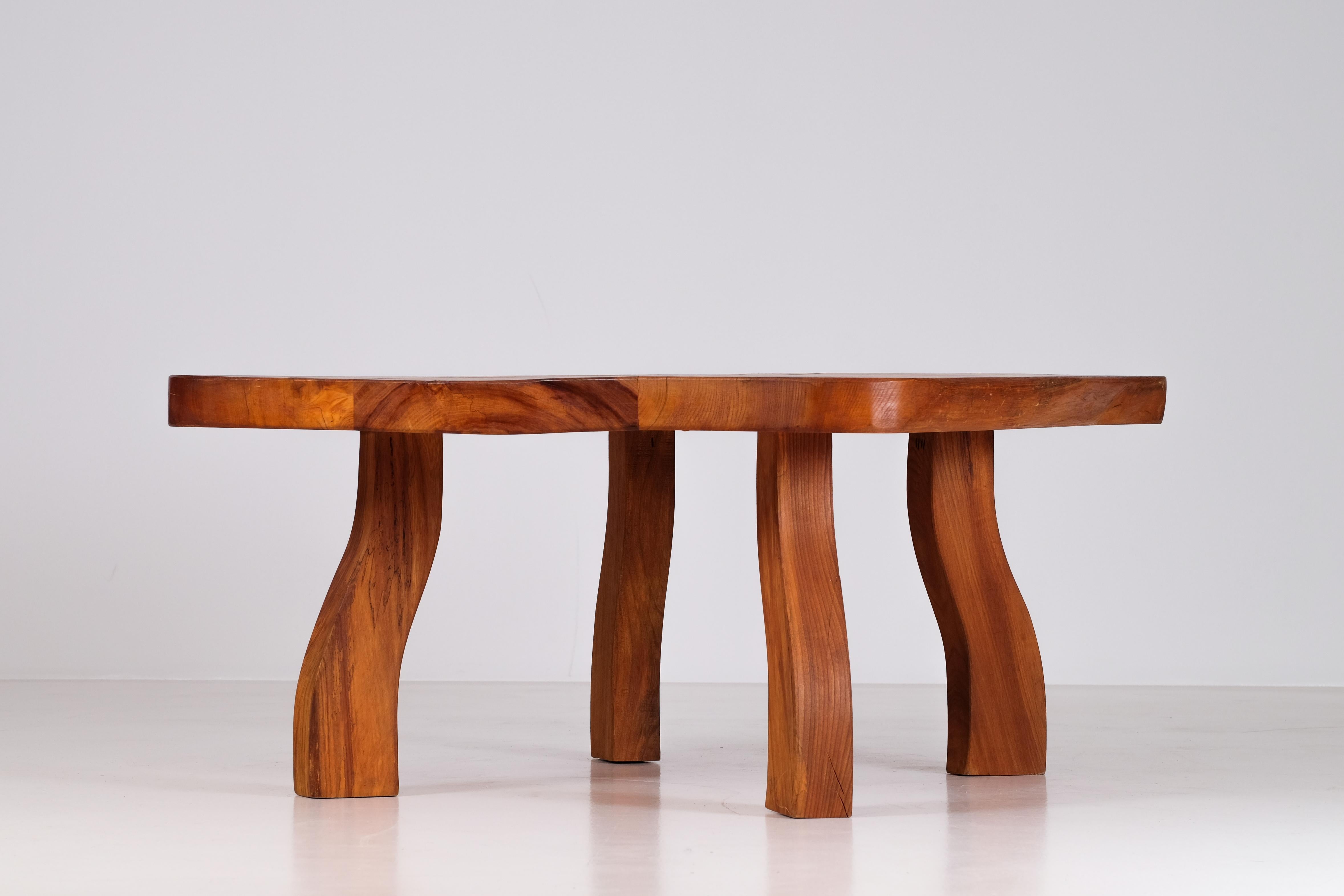 Late 20th Century Naturalistic Coffee Table by C. A. Beijbom, 1974 For Sale