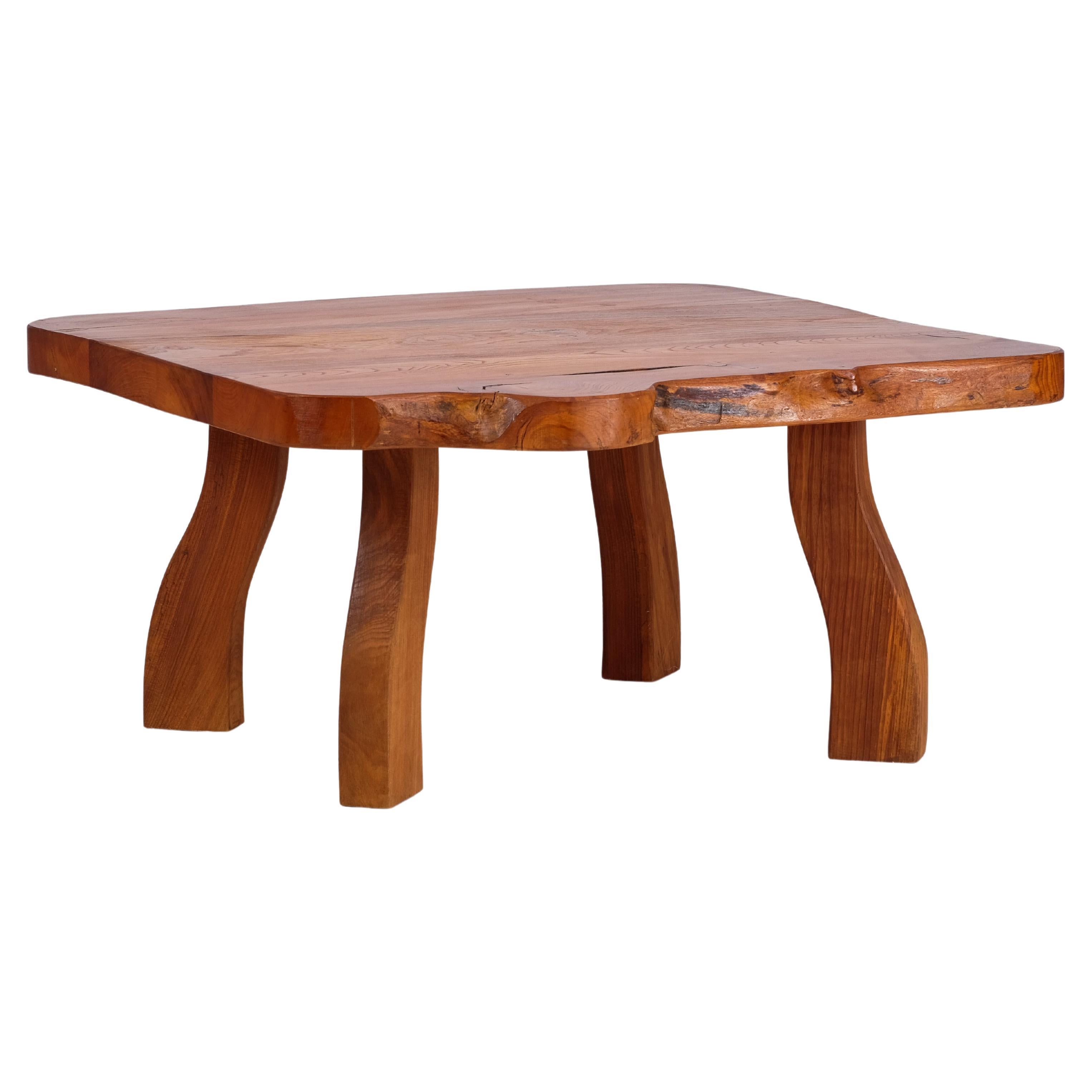 Naturalistic Coffee Table by C. A. Beijbom, 1974 For Sale