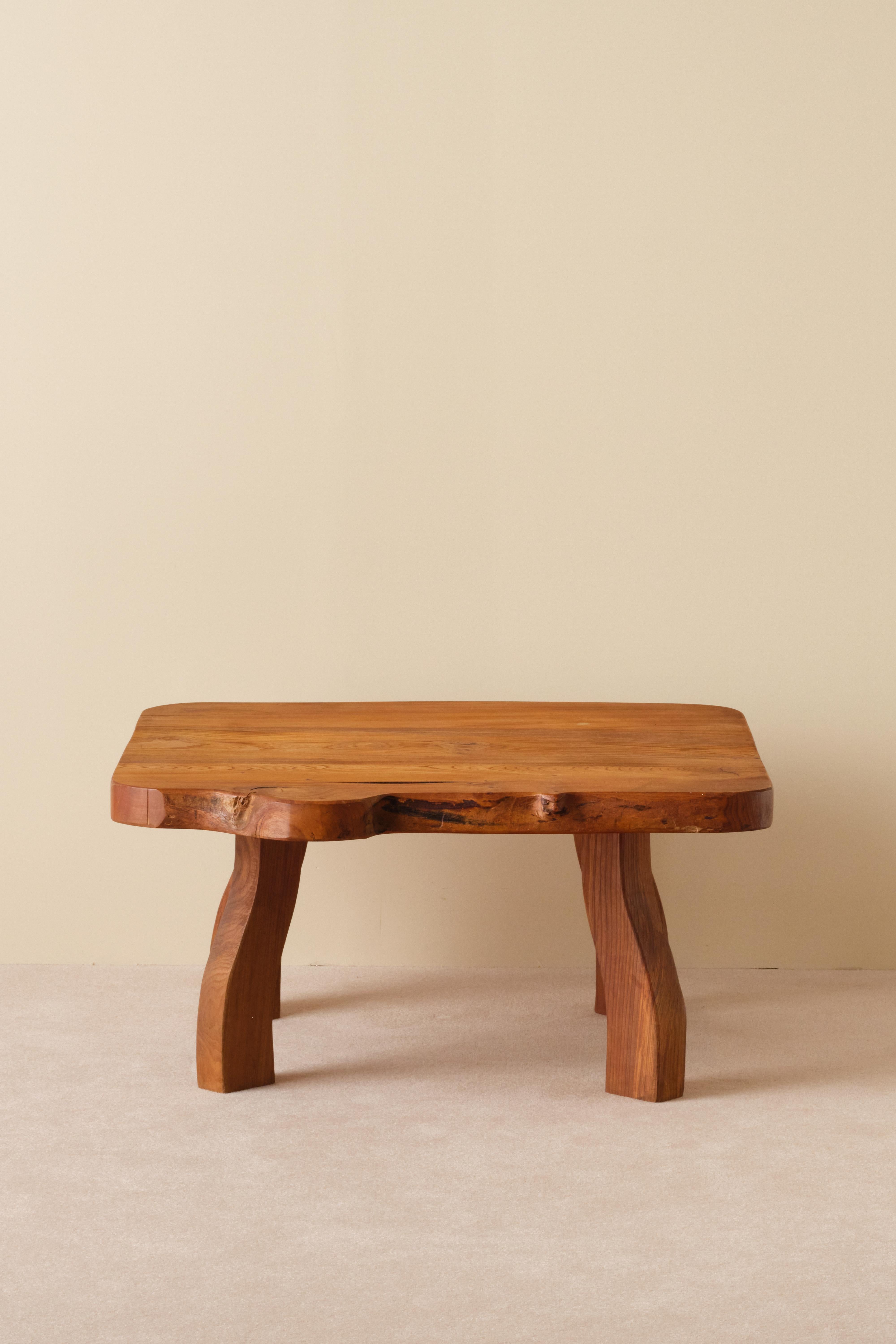 Scandinave moderne Table basse naturaliste de C.A. I.C., Suède, 1974 en vente