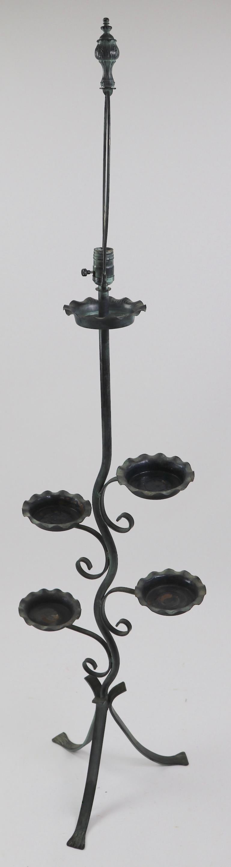 vintage plant lamp