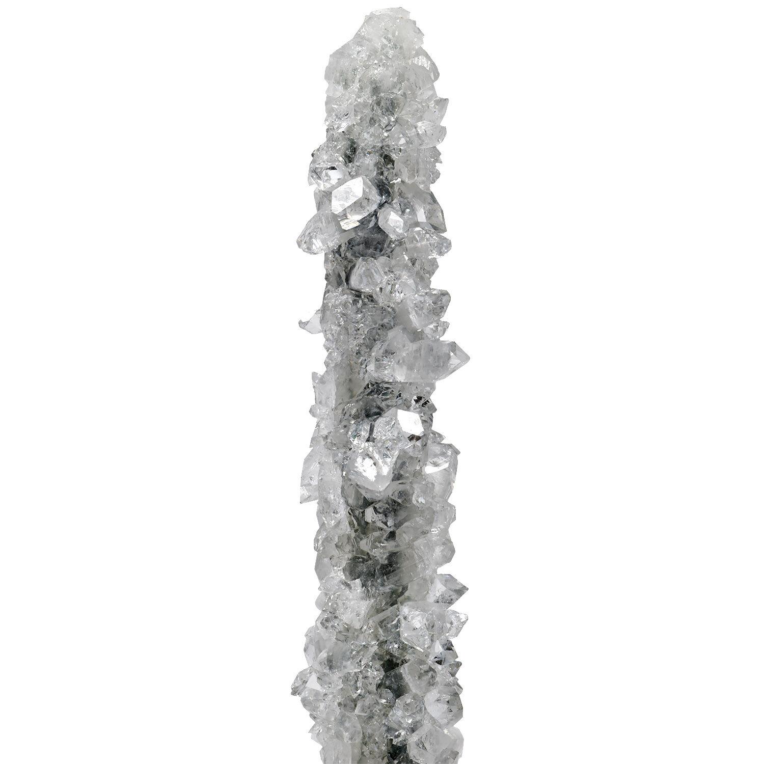 Indian Naturally-Formed Mineral Scepter Clear Apophyllite from India