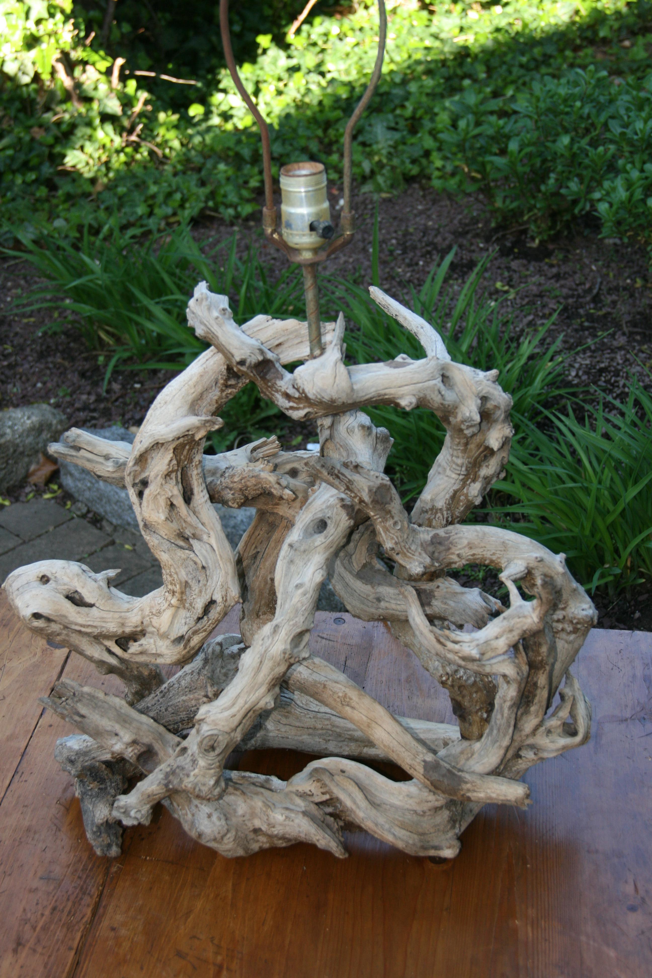 small driftwood table