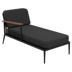Nature Black Right Chaise Longue by MOWEE