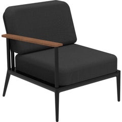 Nature Black Right Modular Sofa by Mowee