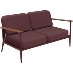 Nature Burgundy Sofa by Mowee