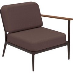 Nature Chocolate Left Modular Sofa by Mowee