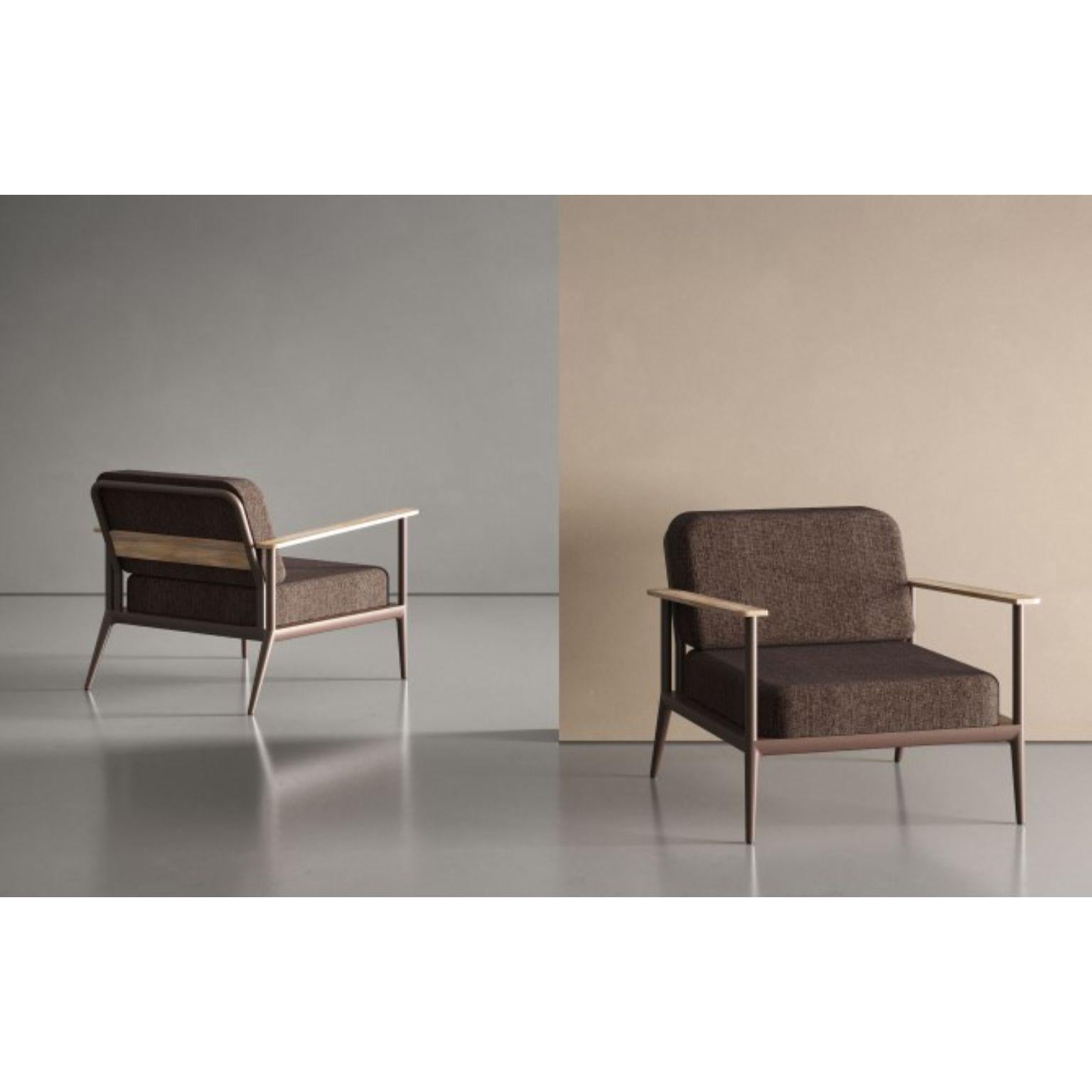 Sofá Modular Nature Chocolate Derecho by MOWEE Posmoderno en venta