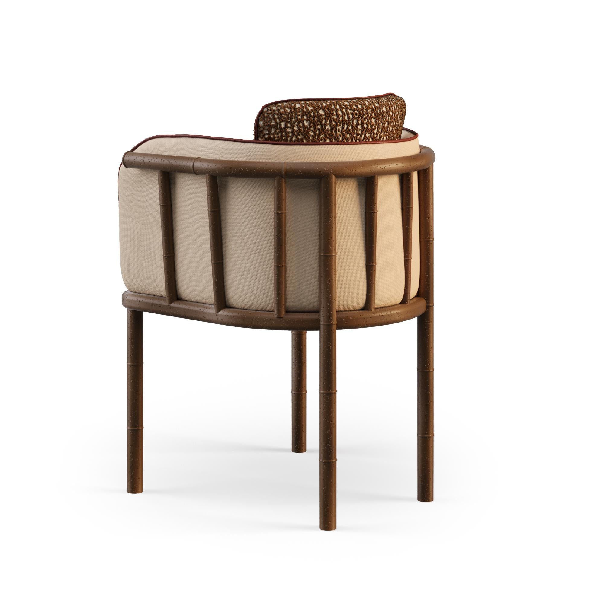 Nature-Esszimmerstuhl (Edelstahl) im Angebot