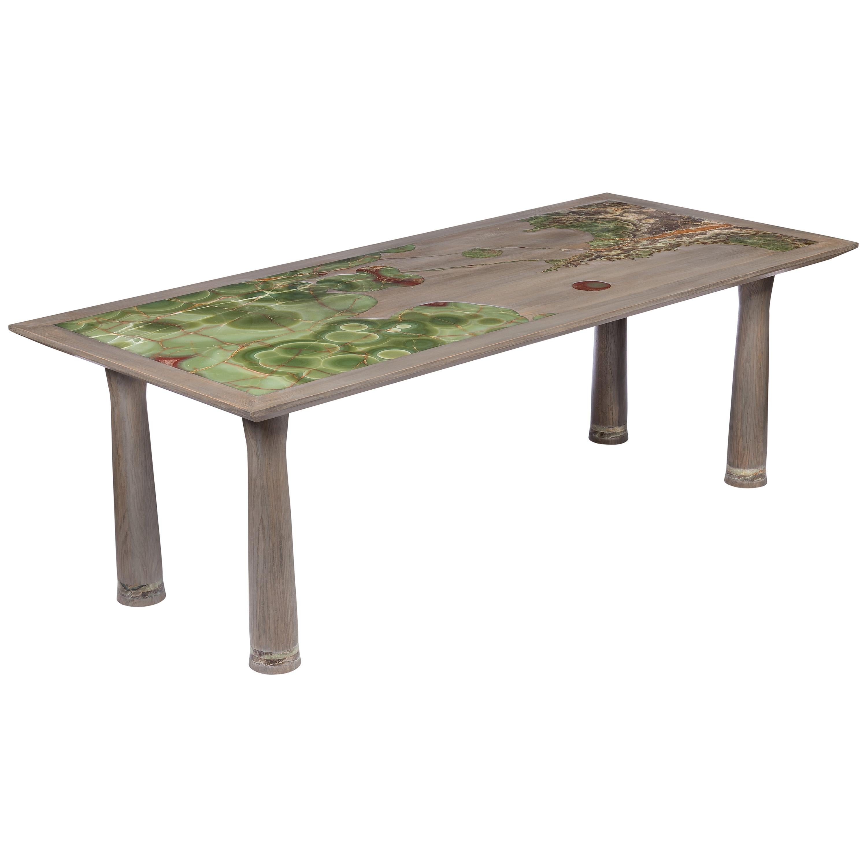 Nature Dining Table Sculpted by Francesco Perini For Sale
