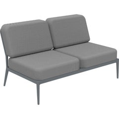 Nature Grey Double Central Modular Sofa by MOWEE