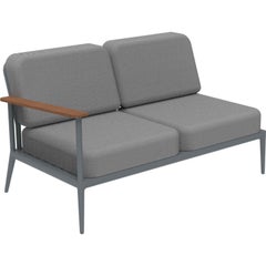 Nature Grey Double Right Modular Sofa by Mowee
