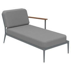 Nature Grey Left Chaise Lounge by Mowee
