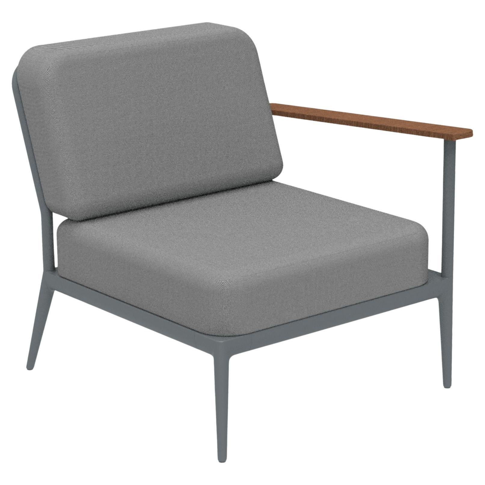 Sofá Modular Izquierda Gris Nature by MOWEE