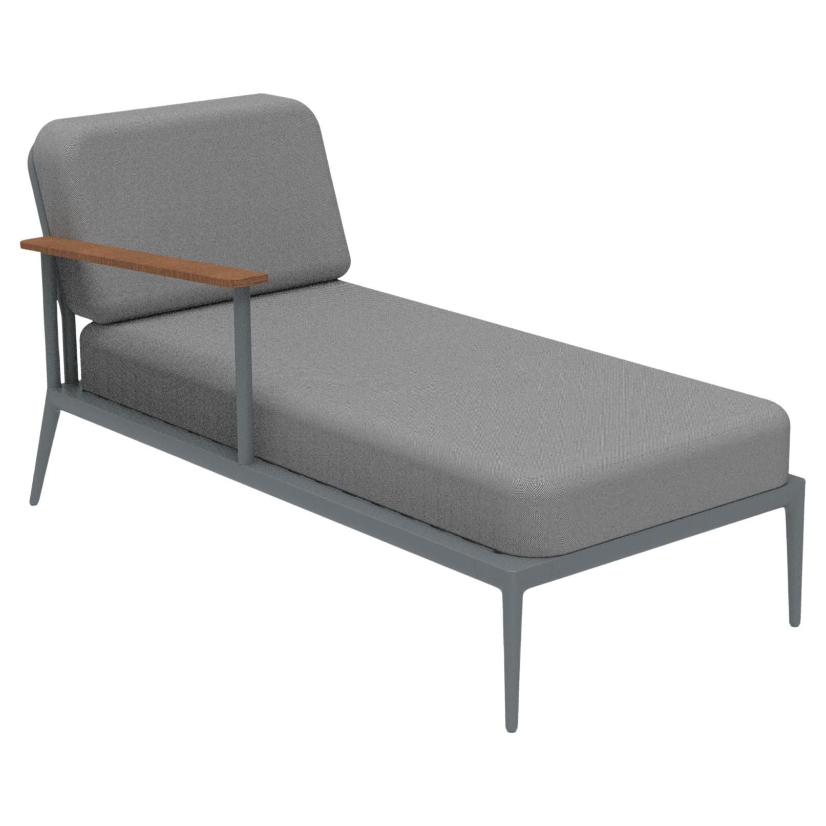 Nature Grey Right Chaise Longue by MOWEE
