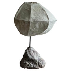 Von der Nature inspirierte Tischleuchte mit erdigem Design und organischer Ästhetik