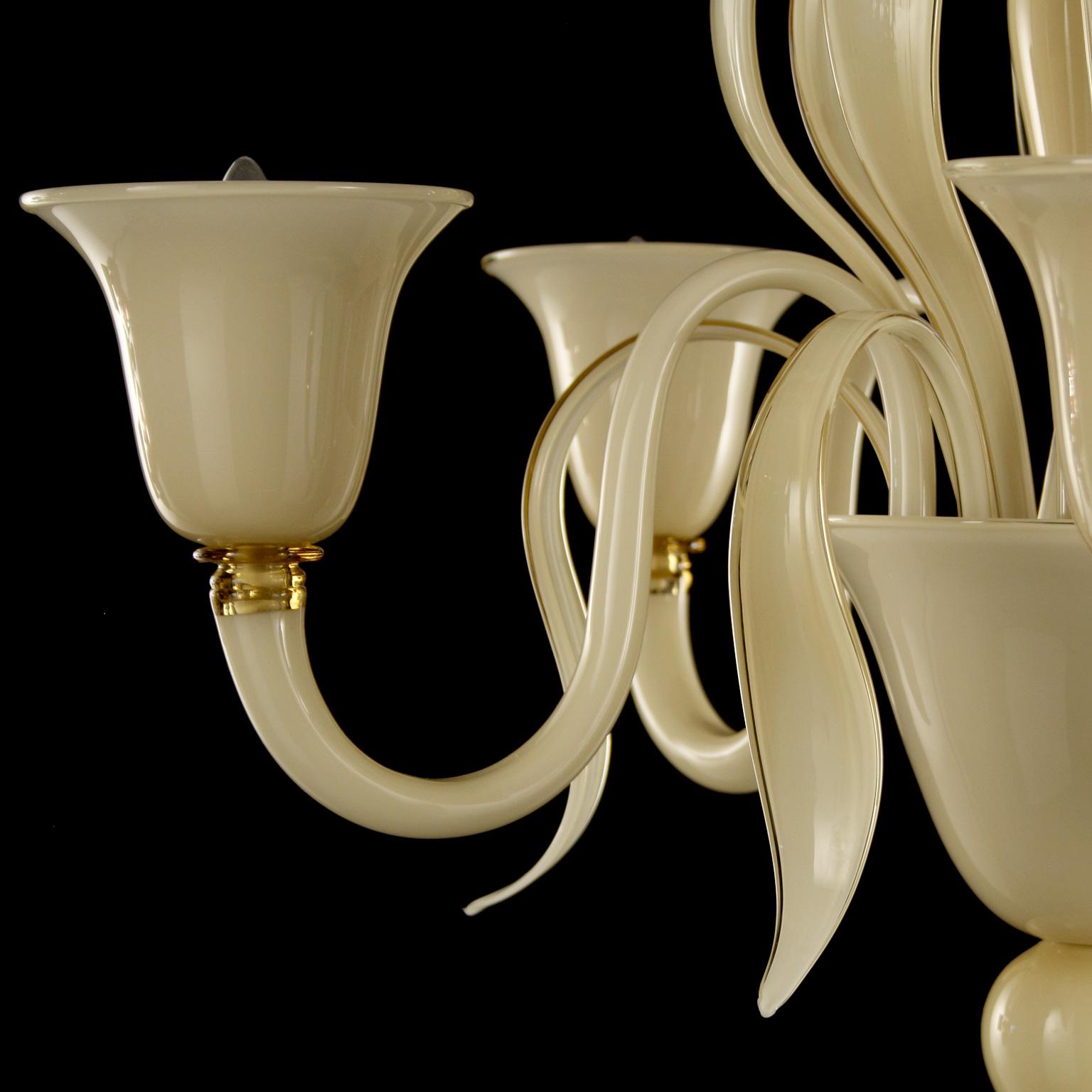 Lampadario Nature Mood 5 bracci verso l'alto in vetro di Murano fumé di Multiforme In condizioni Nuovo in vendita a Trebaseleghe, IT