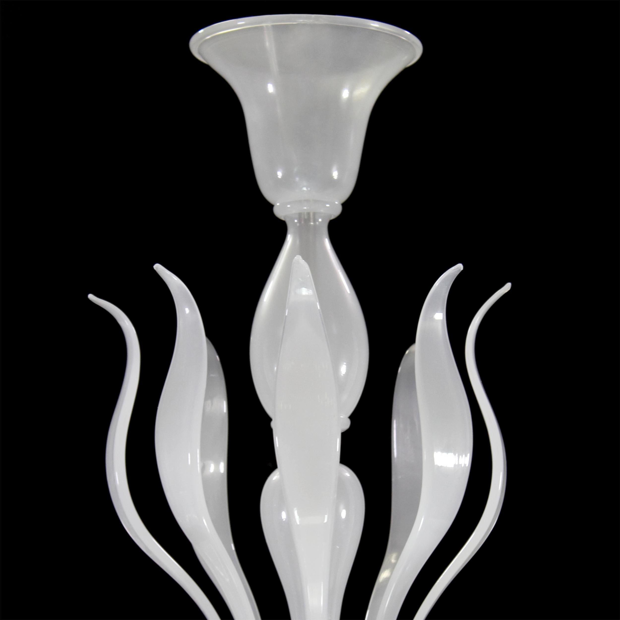 Altro Lampadario Nature Mood a 6 bracci in vetro di Murano e seta 275 di Multiforme in vendita