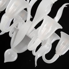 Nature Mood Araña 6 Brazos Seda Murano Vidrio Swing 275 by Multiforme in Stock