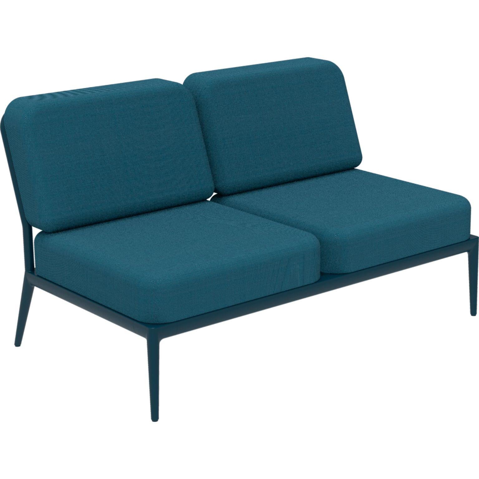 Nature navy double central modular sofa by MOWEE
Dimensions: D83 x W136 x H81 cm (seat height 42 cm).
Material: Aluminum and upholstery.
Weight: 27 kg.
Also available in different colors and finishes.

An unmistakable collection for its beauty