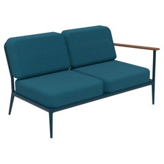 Nature Navy Double Left Modular Sofa by MOWEE