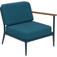 Nature Navy Left Modular Sofa by Mowee