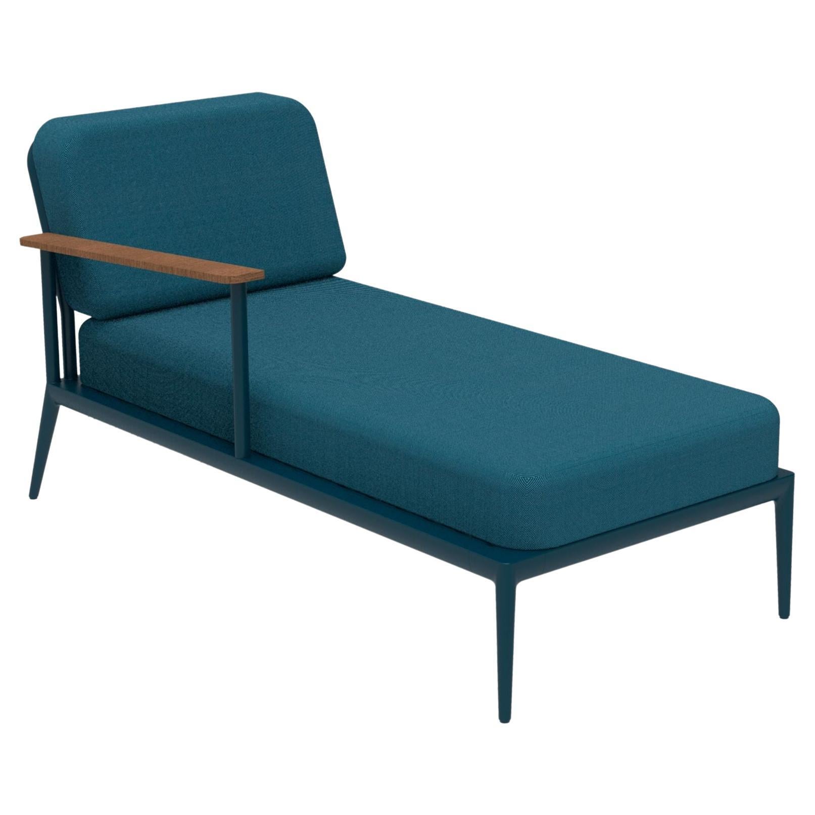 Nature Navy Right Chaise Lounge by Mowee For Sale