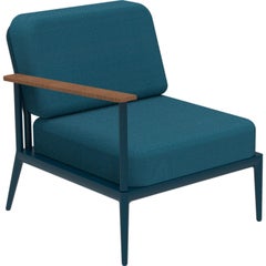 Canapé modulaire droit bleu marine Nature de MOWEE