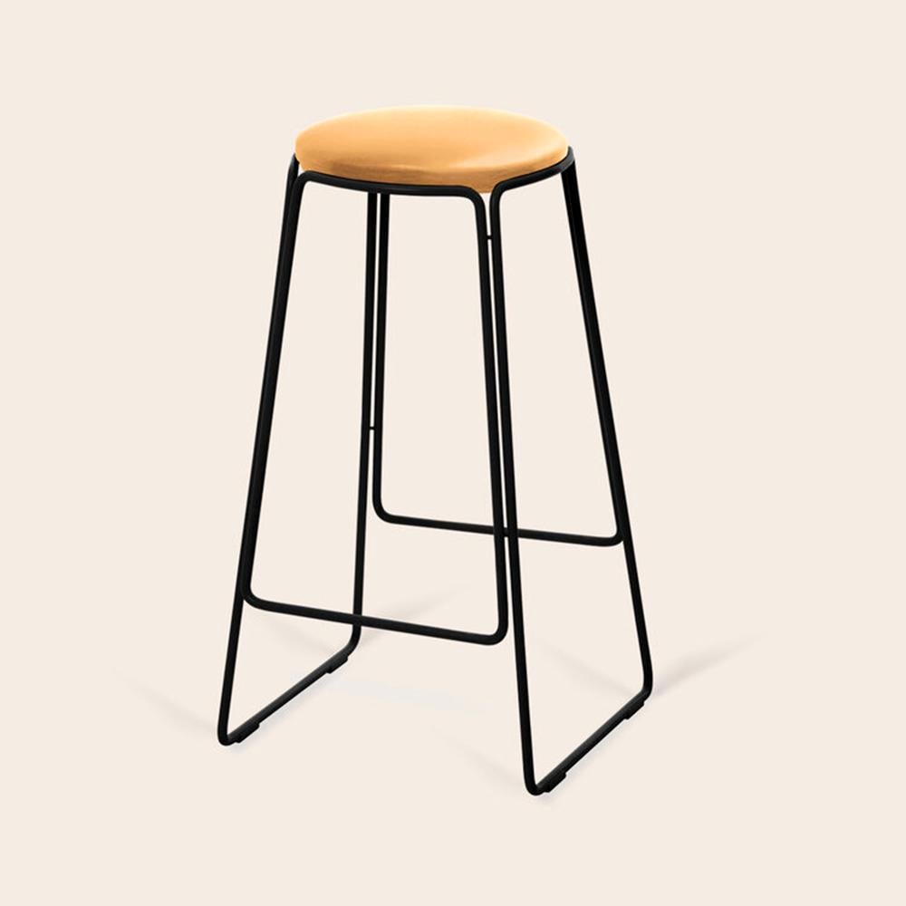 Nature Prop stool by OxDenmarq
Dimensions: D 41 x W 41 x H 70 cm
Materials: Leather, black powder coated steel
Also available: Different colors available

OX DENMARQ is a Danish design brand aspiring to make beautiful handmade furniture,