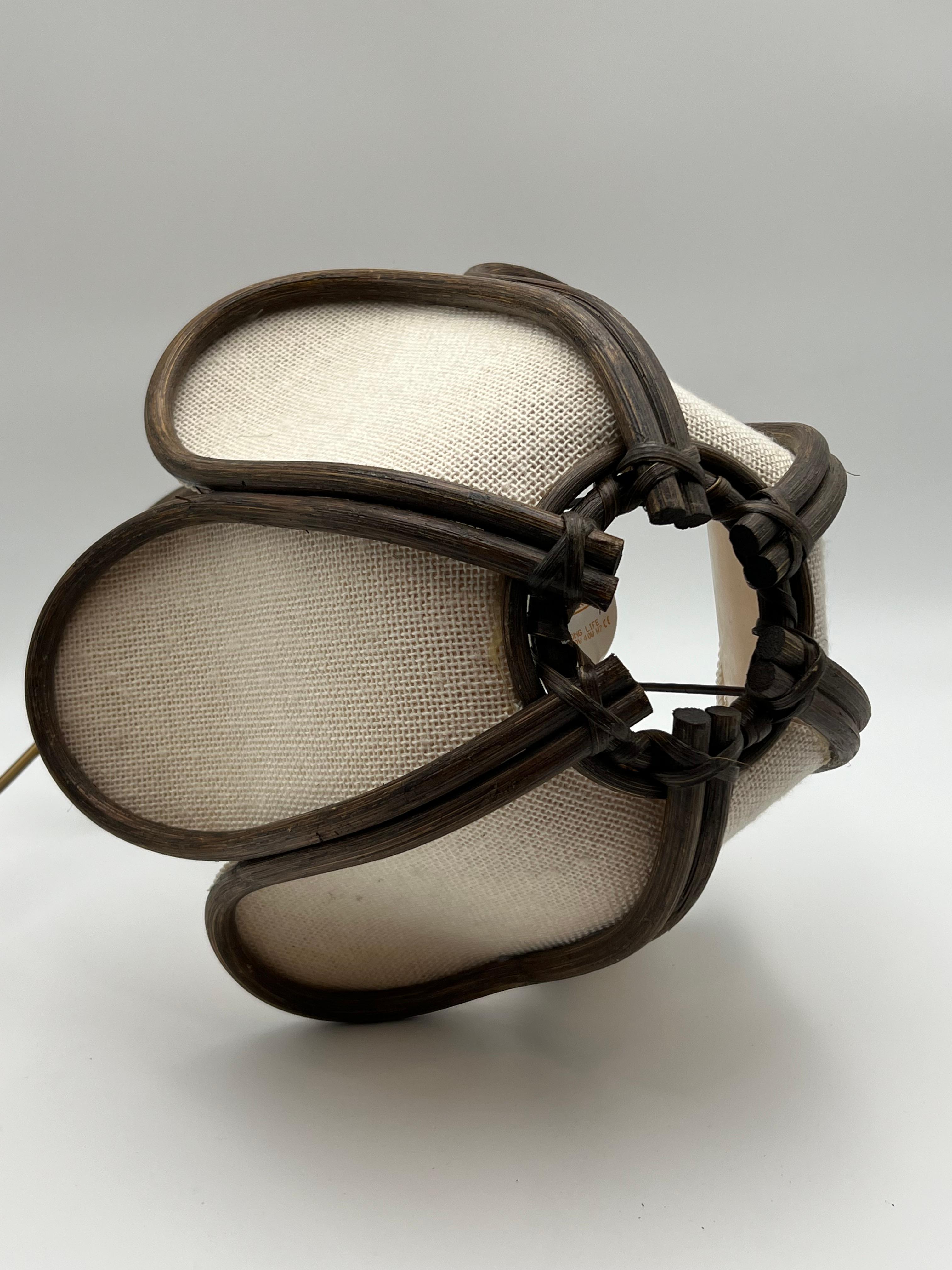 Nature Rattan Table Lamp, 1970s, Norway Design For Sale 9